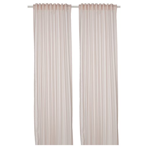 BYMOTT, curtains 120x300 cm, 1 pair, 805.099.71