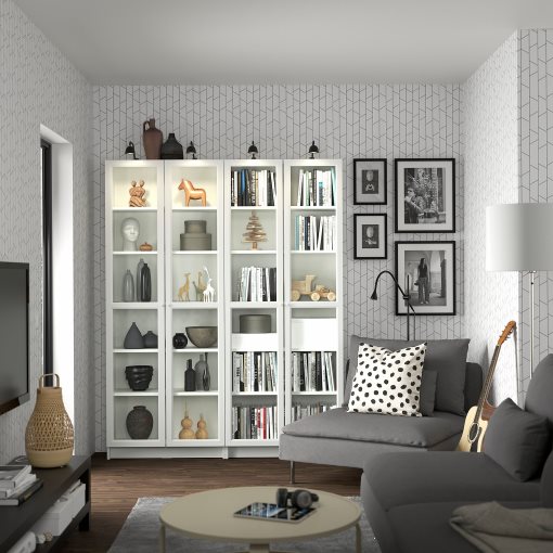 BILLY/OXBERG, bookcase, 890.178.32