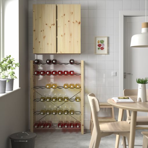 IVAR, 1 section/bottle racks, 89x30x124 cm, 894.038.14