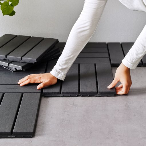 RUNNEN, floor decking outdoor, 9 pack, 902.381.11