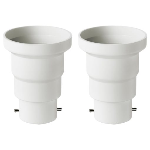 KOPPLA, B22 to E27 bulb converter, 2 pack, 902.956.15