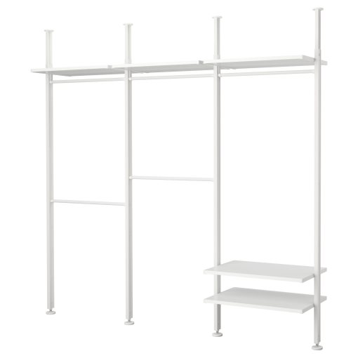 ELVARLI, wardrobe combination, 258x51x222-350 cm, 991.573.70