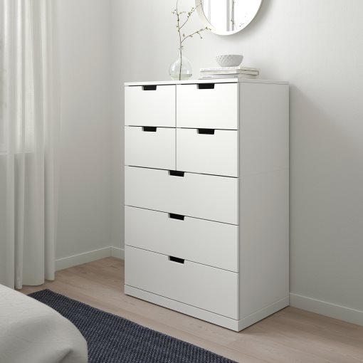 NORDLI, chest of 7 drawers, 80x122 cm, 992.395.02
