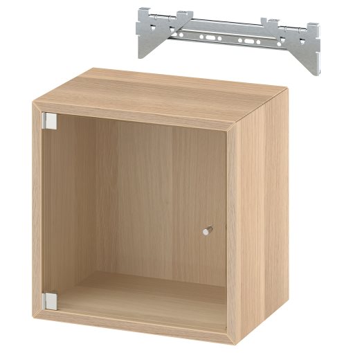 EKET, wall cabinet with glass door, 993.363.53