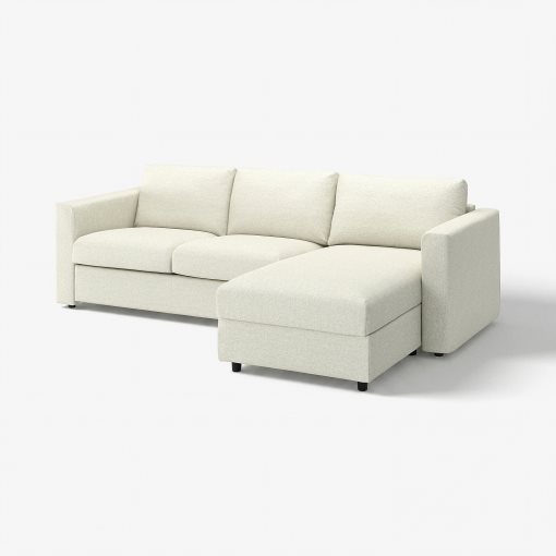 VIMLE, 3-seat sofa with chaise longue, 993.991.09