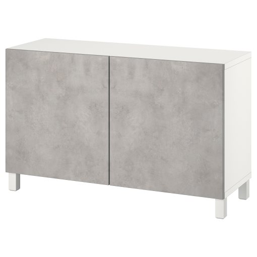 BESTÅ, storage combination with doors, 120x42x74 cm, 994.214.26