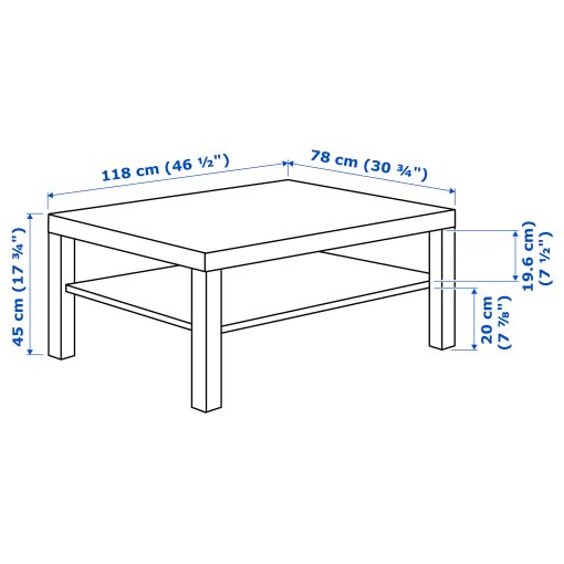 LACK, coffee table, 001.042.91