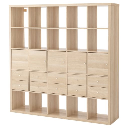 KALLAX, shelving unit with 10 inserts, 091.976.05