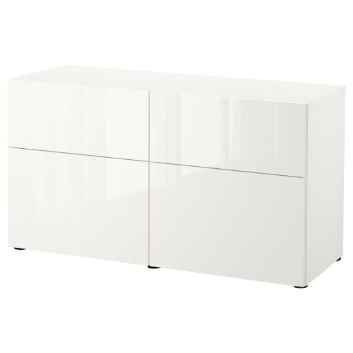 BESTÅ, storage combination with doors/drawers push-open, 120x42x65 cm, 094.126.38