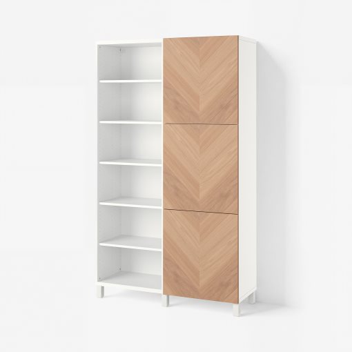 BESTÅ, storage combination with doors, 120x42x202 cm, 094.217.08