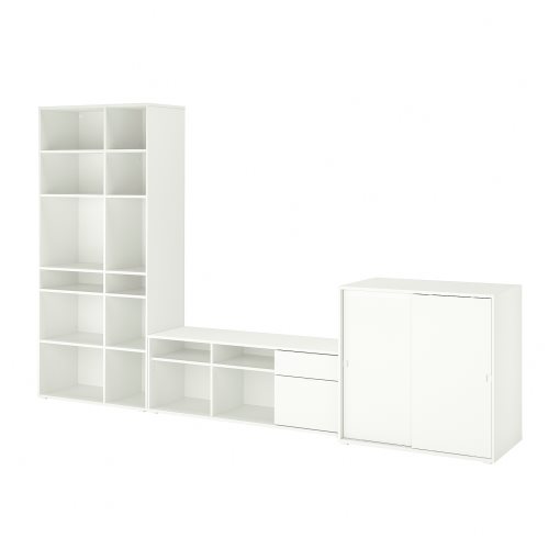 VIHALS, TV/storage combination, 337x47x200 cm, 094.406.79