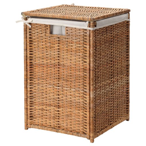 BRANÄS, laundry basket with lining, 202.147.31