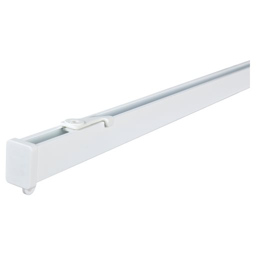 VIDGA, single track rail/ included ceiling fittings, 140 cm, 204.929.16