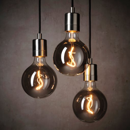 MOLNART, λαμπτήρας LED E27 140 lumen/γλόμπος, 125 mm, 205.134.81