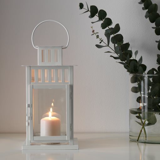 BORRBY, lantern for block candle, in/outdoor, 302.701.42