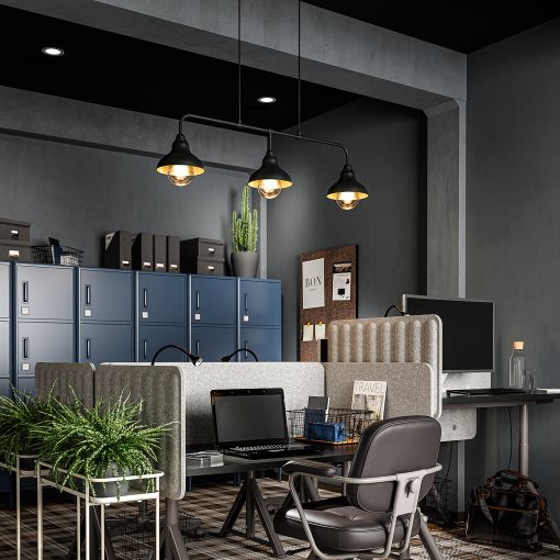 AGUNNARYD, pendant lamp with 3 lamps, 303.421.63