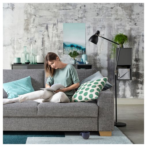 SÖRVALLEN, 3-seat sofa with chaise longue/left, 393.041.47