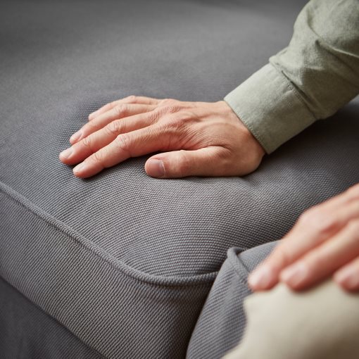 EKTORP, τριθέσιος καναπές με σεζλόνγκ, 393.200.67