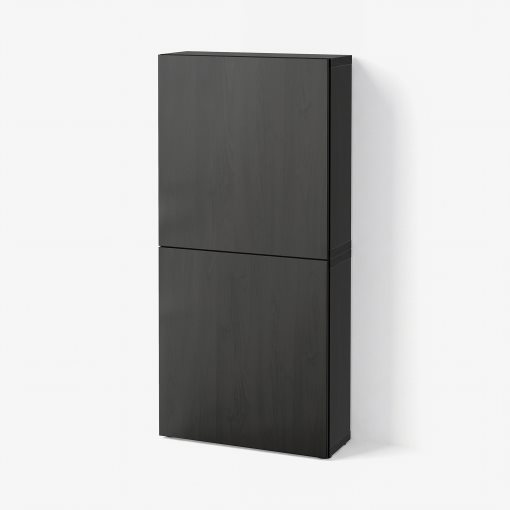 BESTÅ, wall cabinet with 2 doors, 60x22x128 cm, 394.219.62
