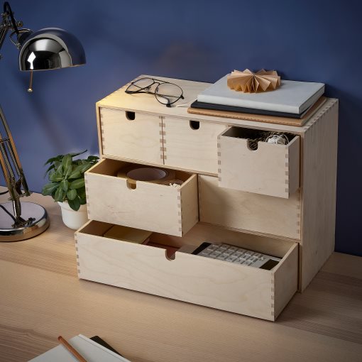 MOPPE, mini chest of drawers, 42x18x32 cm, 402.163.57
