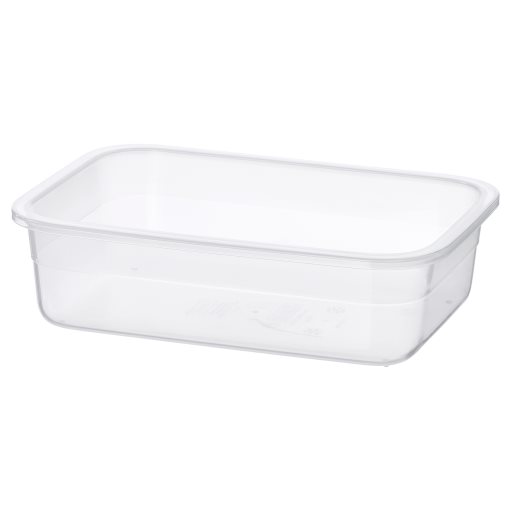IKEA 365+, δοχείο αποθήκευσης τροφίμων ορθογώνιο/πλαστικό, 1.0 l, 403.591.48