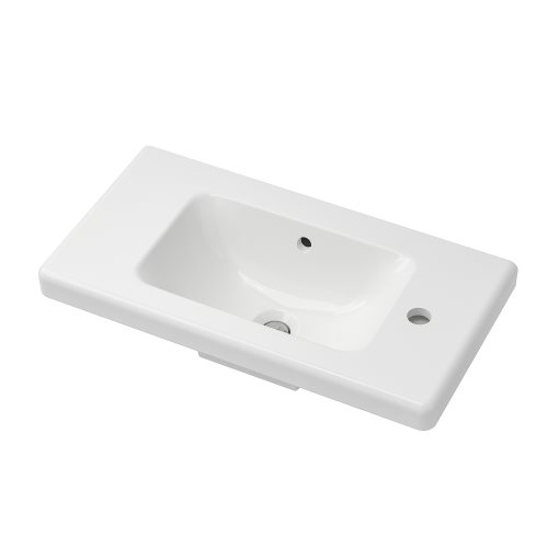 TVÄLLEN, single wash-basin, 64x33x5 cm, 404.801.73