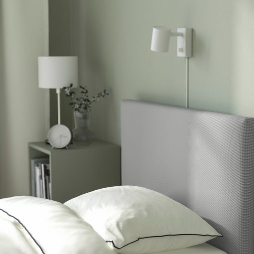 GLADSTAD, κρεβάτι με επένδυση, 90x200 cm, 504.904.59