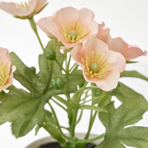 FEJKA, artificial potted plant with pot in/outdoor flower mix, set of 3/6 cm, 505.064.79