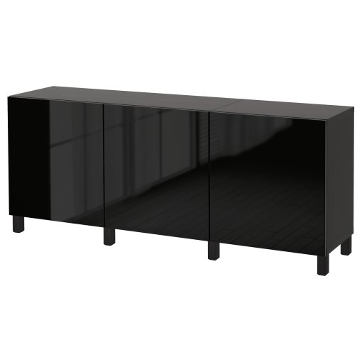BESTÅ, storage combination with doors, 180x42x74 cm, 591.398.06