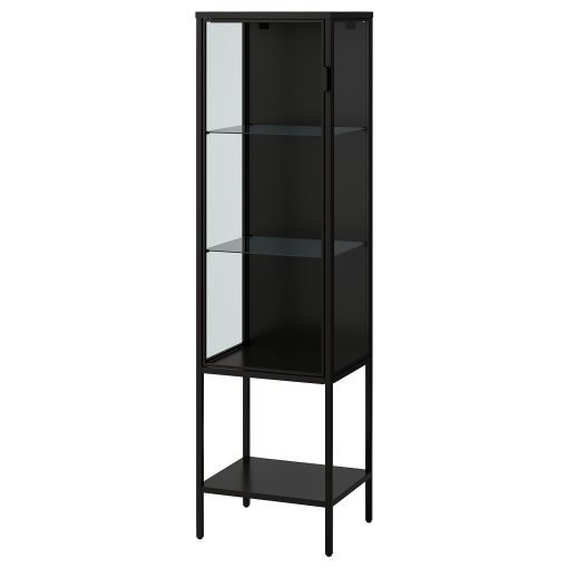 RUDSTA, glass-door cabinet, 42x37x155 cm, 604.348.25