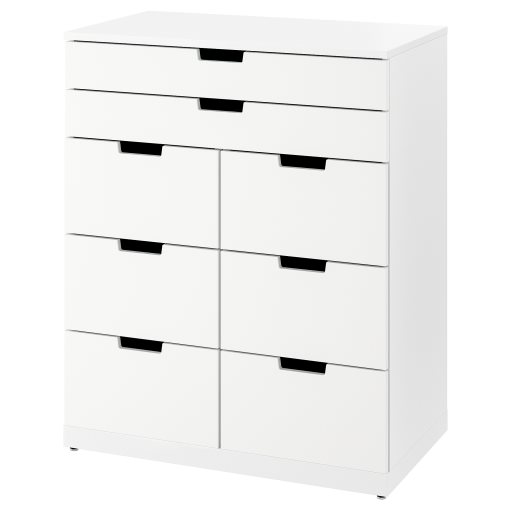 NORDLI, chest of 8 drawers, 80x99 cm, 693.368.87
