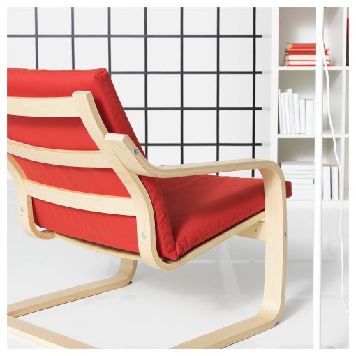 POÄNG, low-back armchair, 695.515.89