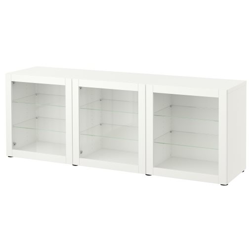 BESTÅ, storage combination with doors, 180x42x65 cm, 793.250.39