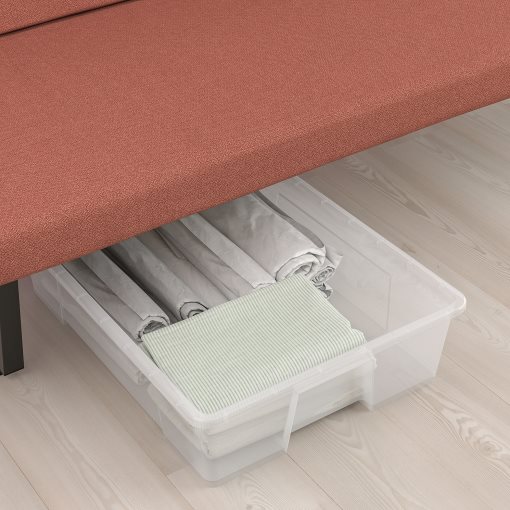 NYHAMN, 3-seat sofa-bed with foam mattress, 794.999.92