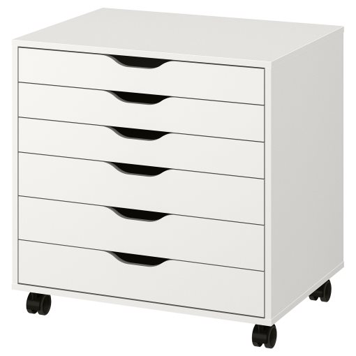 ALEX, drawer unit on castors, 67x66 cm, 804.854.23