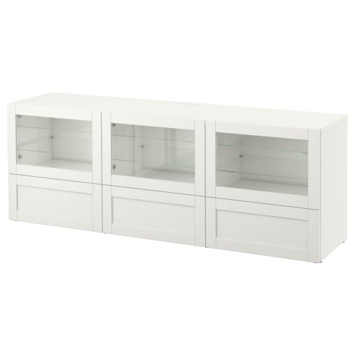 BESTÅ, έπιπλο TV με πόρτες και συρτάρια, 180x40x64 cm, 891.942.88