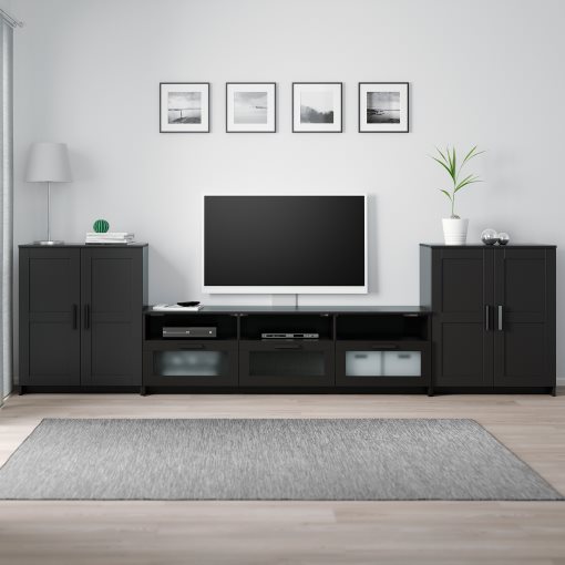 BRIMNES, σύνθεση αποθήκευσης TV, 892.782.16