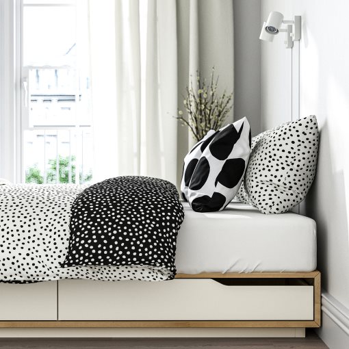 MANDAL, bed with storage, 160x200 cm, 902.804.83