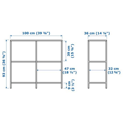 VITTSJÖ, shelving unit, 903.058.03