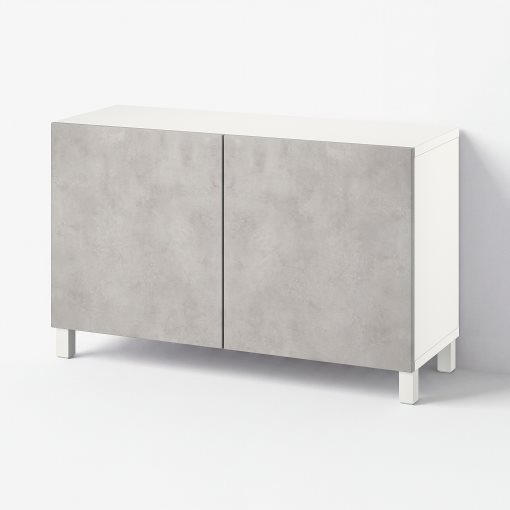 BESTÅ, σύνθεση αποθήκευσης με πόρτες, 120x42x74 cm, 994.214.26