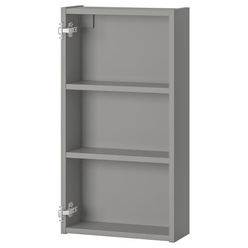 ENHET, wall cabinet with 2 shelves, 40x15x75 cm, 004.404.43