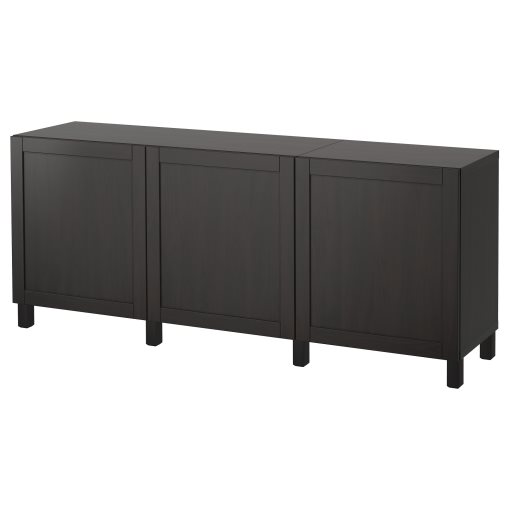 BESTÅ, σύνθεση αποθήκευσης με πόρτες, 180x42x74 cm, 291.397.37