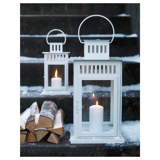 BORRBY, lantern for block candle, in/outdoor, 302.701.42
