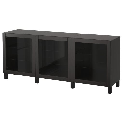 BESTÅ, storage combination with doors, 180x42x74 cm, 591.399.10
