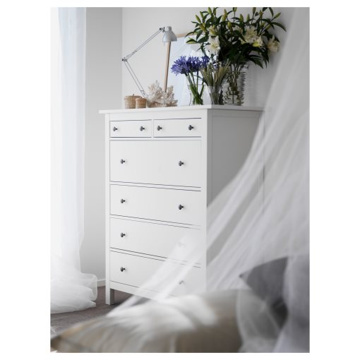 HEMNES, Συρταριέρα με 6 συρτάρια, 602.392.73