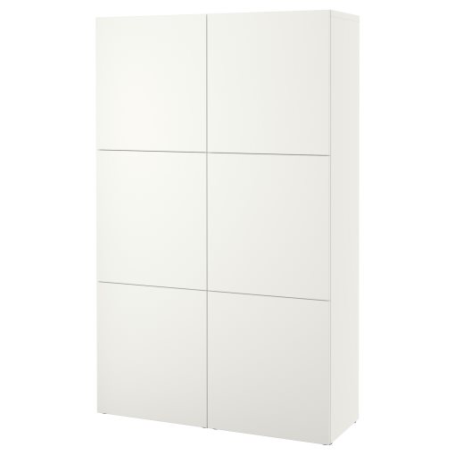 BESTÅ, storage combination with doors, 120x42x193 cm, 790.575.26