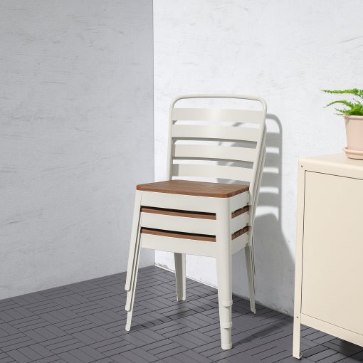 NORDVIKEN/NORRM, table and 4 chairs, 152/223x95 cm, 794.261.80