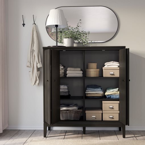 IDANÄS, cabinet with bi-folding doors, 121x135 cm, 804.588.20