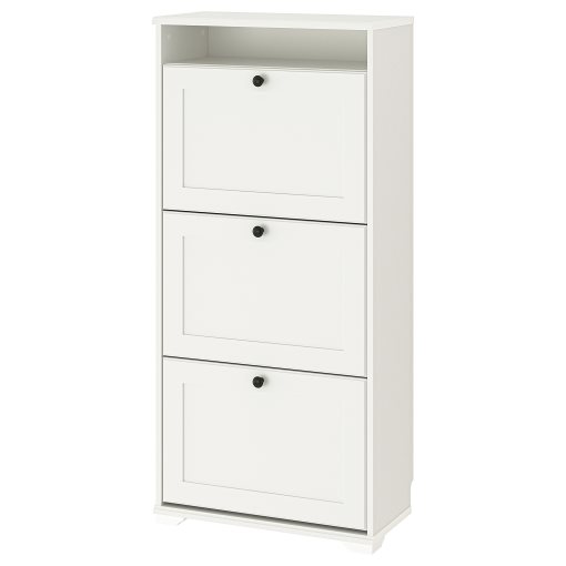 BRUSALI, shoe cabinet with 3 compartments, 61x130 cm, 804.803.93