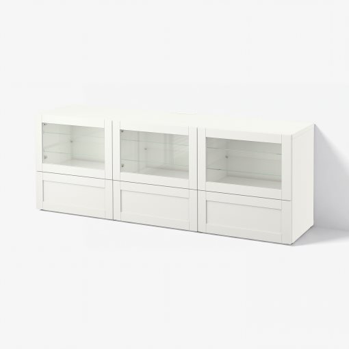 BESTÅ, TV bench with doors and drawers, 180x40x64 cm, 891.942.88